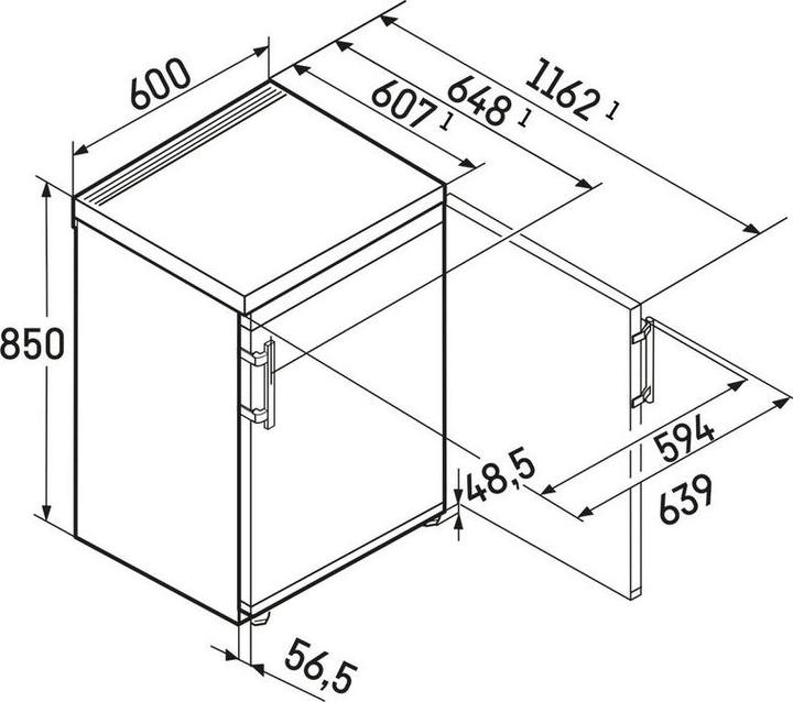 Image du produit Liebherr RDI1621-20 (125 l)