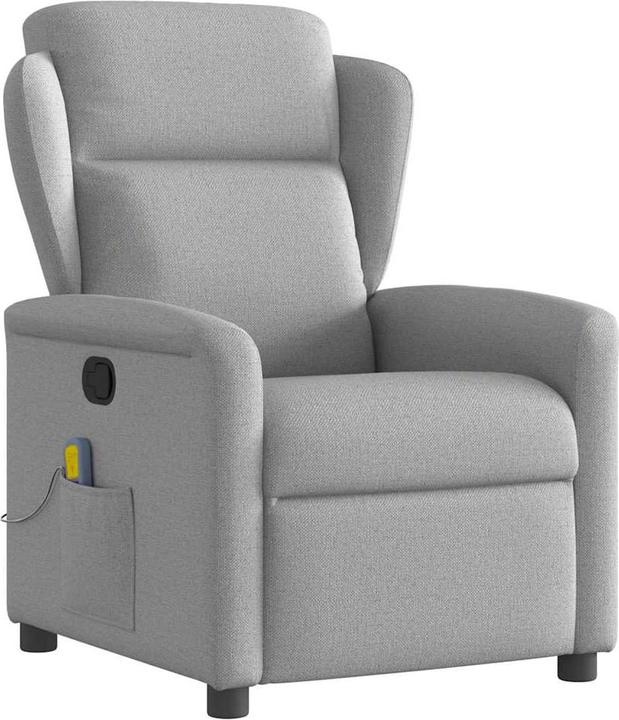 Immagine prodotto VidaXL Sedia da massaggio in tessuto grigio nuvola