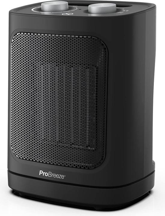 Image du produit Breeze Mini radiateur soufflant céramique 1800W noir (1800 W)