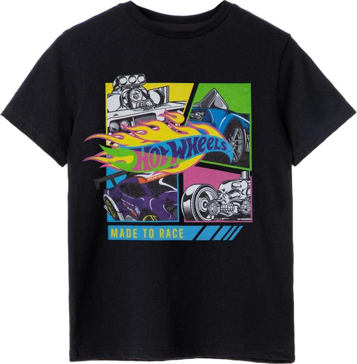 Hot Wheels Boys Made To Race Neon T-Shirt