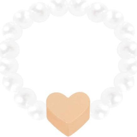 Actual product image HCA Ring New Wonderful Moments - Heart rose gold (54)