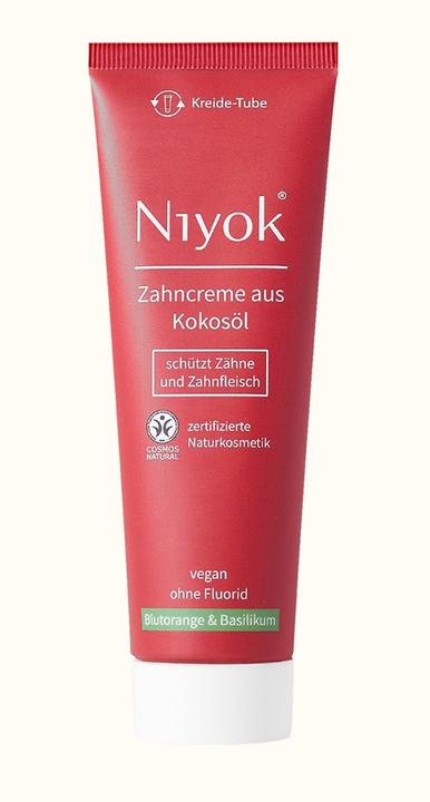 Image du produit Niyok Dentifrice Huile de coco Orange sanguine & Basilic 75 ml (75 ml)