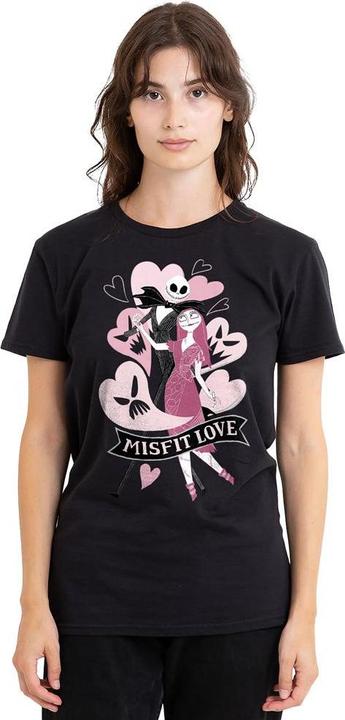Immagine prodotto The Nightmare Before Christmas Misfit Love Maglietta San Valentino Adulto Unisex (L)