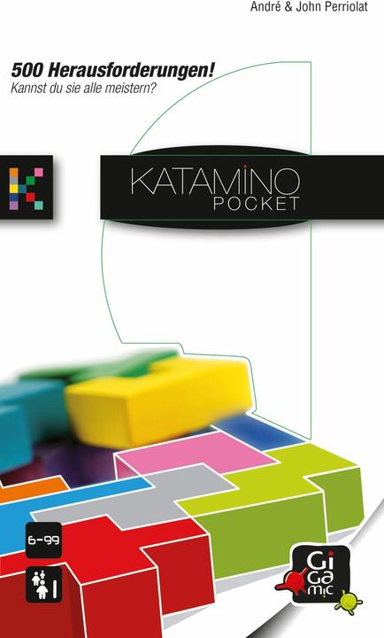 Gigamic GIGD2017 - Katamino Pocket, puzzelspel, voor 1 speler, vanaf 6 jaar (DE editie) (Duits)