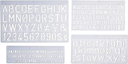 Produktbild Wedo Schriftschablonen Set (118 mm)