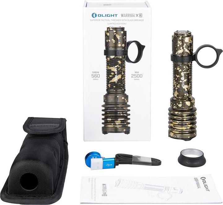 Actual product image Olight Warrior X 3 (14.95 cm, 2500 lm)