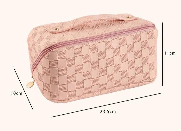 Image du produit Only-Bags.Store Trousse de maquillage PU Grande capacité Sac de lavage de luxe Multifonctions Voyage