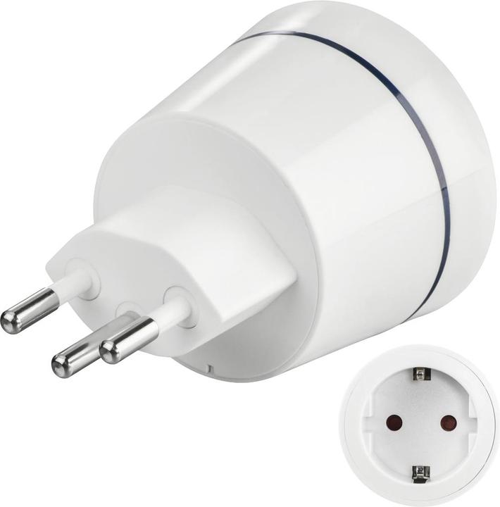 Actual product image Hama Travel adapter type J, 3-pole, for Switzerland and Liechtenstein
