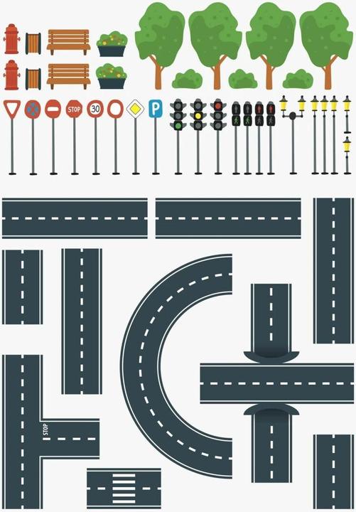Actual product image Heyda Craft set vehicles 3 sheets, A4