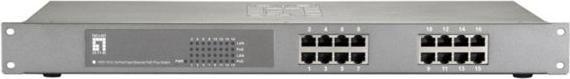 Produktbild LevelOne FEP-1612W380 16-Port Fast Ethernet PoE Switch 802.3at PoE+ 380W (16 Ports)