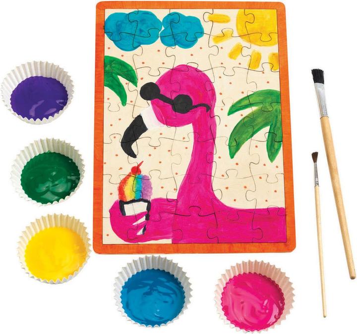 Immagine prodotto Colorations Colourings - Decora il tuo puzzle in legno, set di 6 pezzi