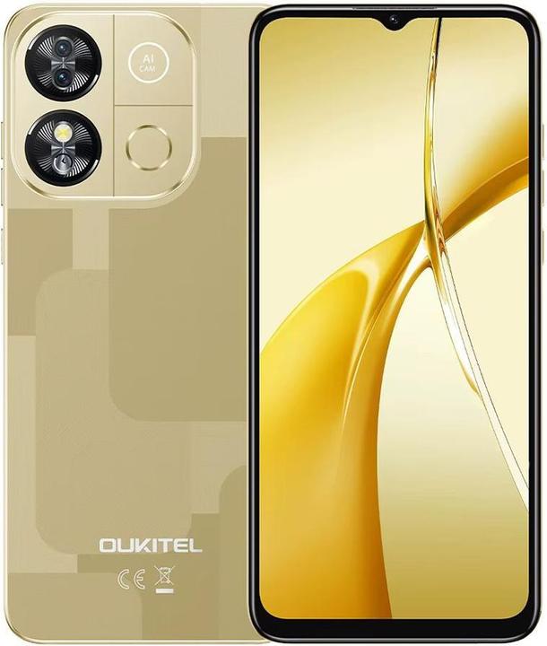 Oukitel Smartphone C57 Pro Smartphone 4Gb/128Gb, Gold (128 GB, 6.52", 13 Mpx)