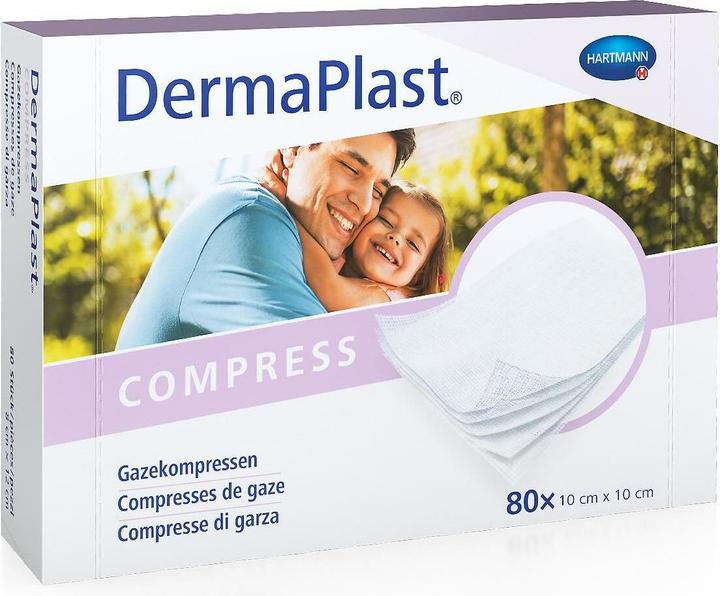 Image du produit DermaPlast Compress 10x10cm 80 pcs