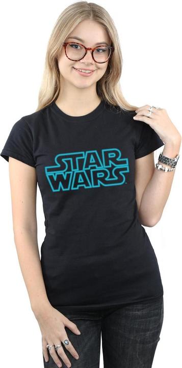 Produktbild Star Wars Neon Sign Logo TShirt (S)