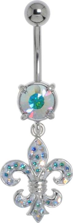 Produktbild Bijouteria Bauchpiercing (Chirurgenstahl 316L, Kristall, Messing rhodiniert)