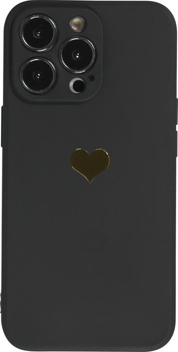 Image du produit PhoneLook Coque Silicone Mat Coeur doré (Apple iPhone 14 Pro Max)