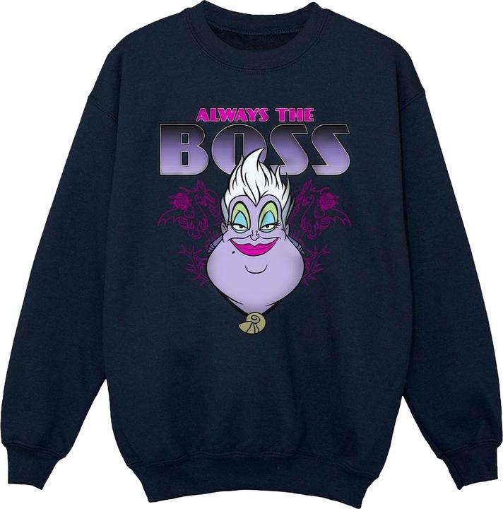 Actual product image Disney Girls The Little Mermaid Ursula Mum Is The Boss Sweatshirt (152, 158)