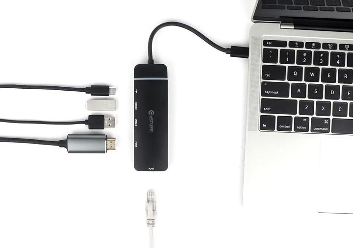 Actual product image Gearlab USB-C 5-in-1 Mobile Hub PD100W (USB-C, 5 Ports)