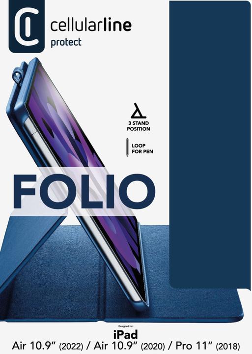 Actual product image Cellularline Folio (iPad Pro 11 2018 (1. Gen), IPad Air 10.9)