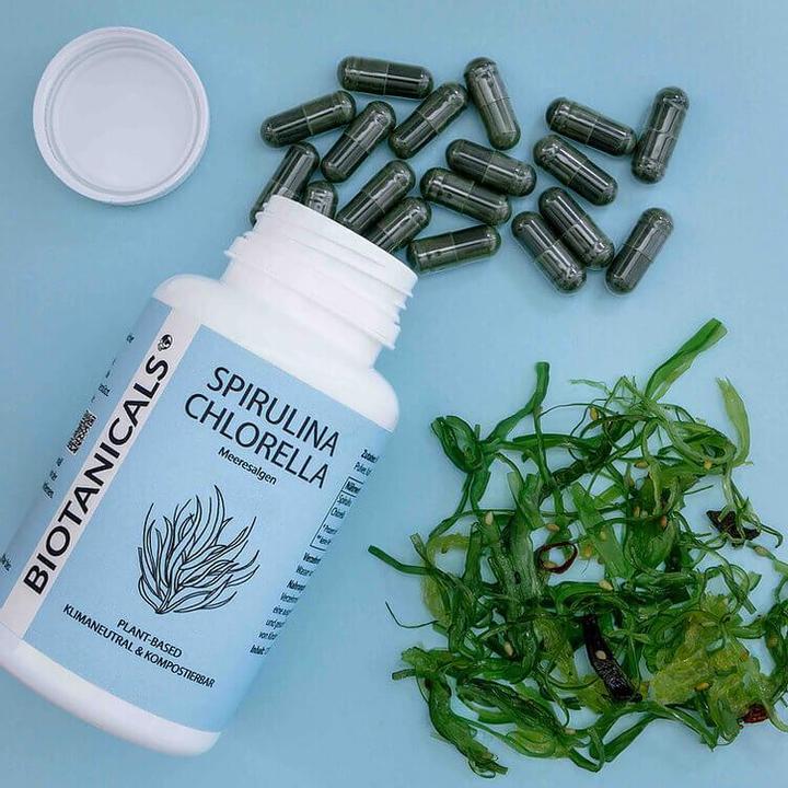 Image du produit Biotanicals Spiruline + Chlorella 120 gélules (120 pièce(s), Capsules, 60 g)
