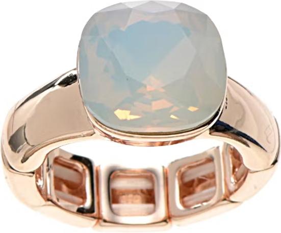 Signé Signè Ring Damenring Rosè vergoldet elastisch rhodiniert One Size No.28 (16, 17)