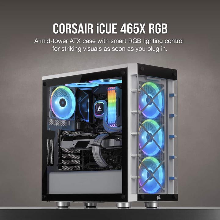 Actual product image Corsair iCUE 465X RGB (ATX, mATX, Mini-ITX)