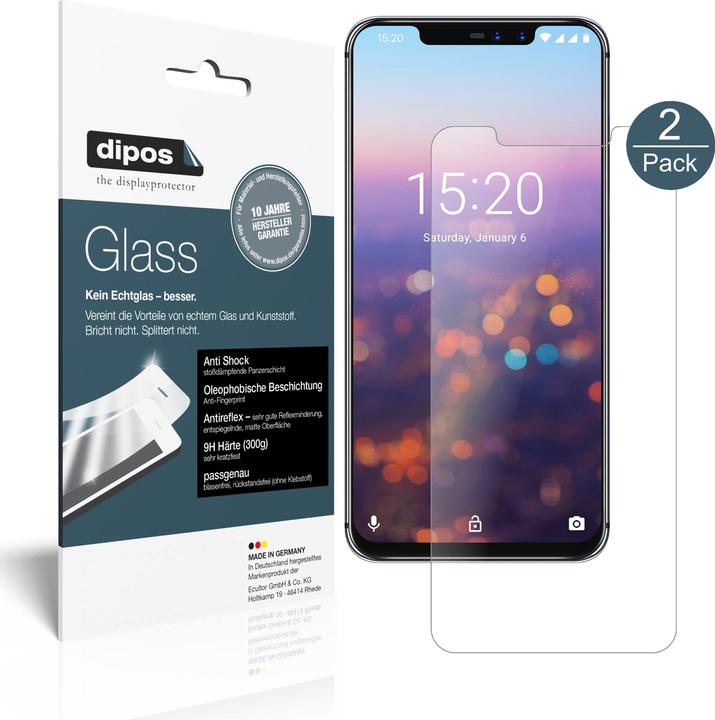 Image du produit Dipos Film de Protection d’écran Anti-Shock (2 pièce(s), Umidigi Z2)