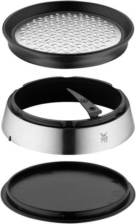 Produktbild WMF Ingwerreibe mit Aufbewahrungsbehälter Gewürzreibe Kitchen classics Edelstahl
