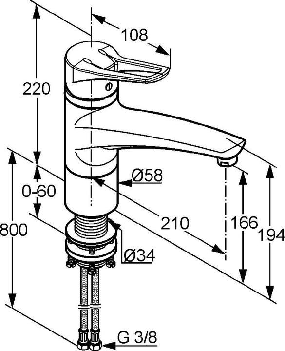 Actual product image Kludi SPT bayonet EHM MX DN 15 chr