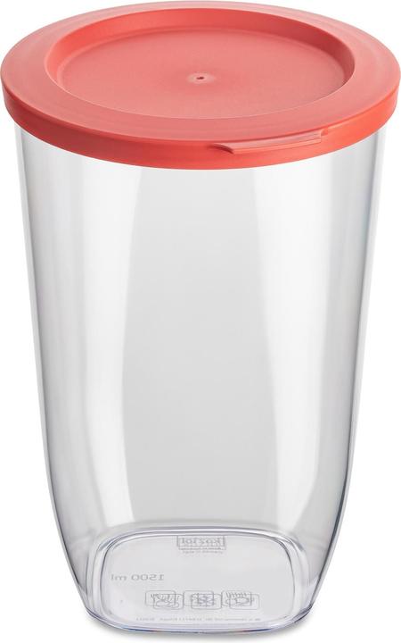 Immagine prodotto Koziol Vaso di conservazione Connect Dry M 1,5 l, Rosso (1.50 l)