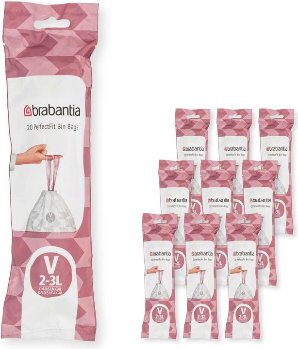 Actual product image Brabantia PerfectFit Bags (200 x, 3 l)