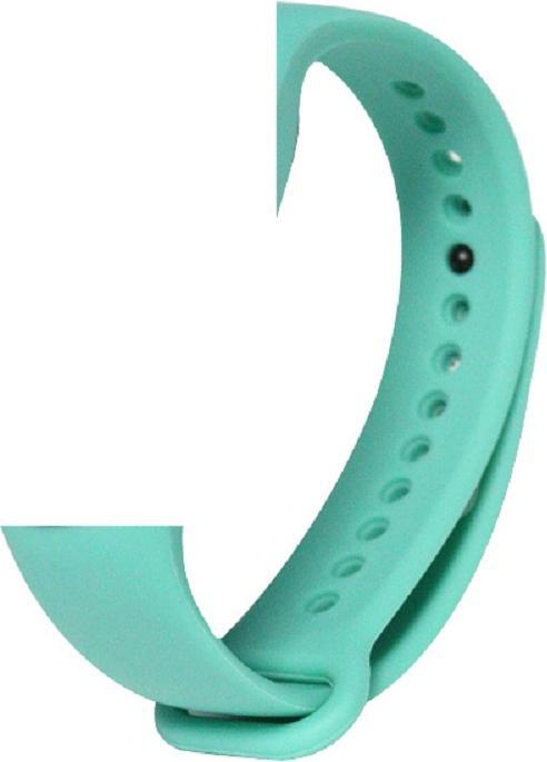 Actual product image Devia band Deluxe Sport for Xiaomi Mi Band 5/ Mi Band 6/ Mi Band 7 teal green (Soft-touch silicone)