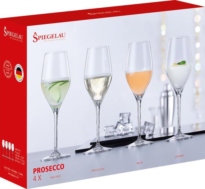 Actual product image Spiegelau Prosecco goblets (27 cl, 4 Glasses, Champagne glasses)