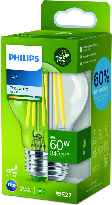 Produktbild Philips LED Classic (E27, 4 W, 840 lm, 1 x, A)