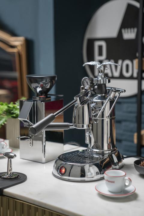 Produktbild La Pavoni LPLMLN01EU Kaffeemaschine mit Hebel, Stainless Steel