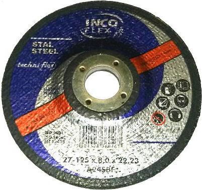 Productafbeelding Incoflex Metalen slijpschijf 125 x 8 x 22,2 mm