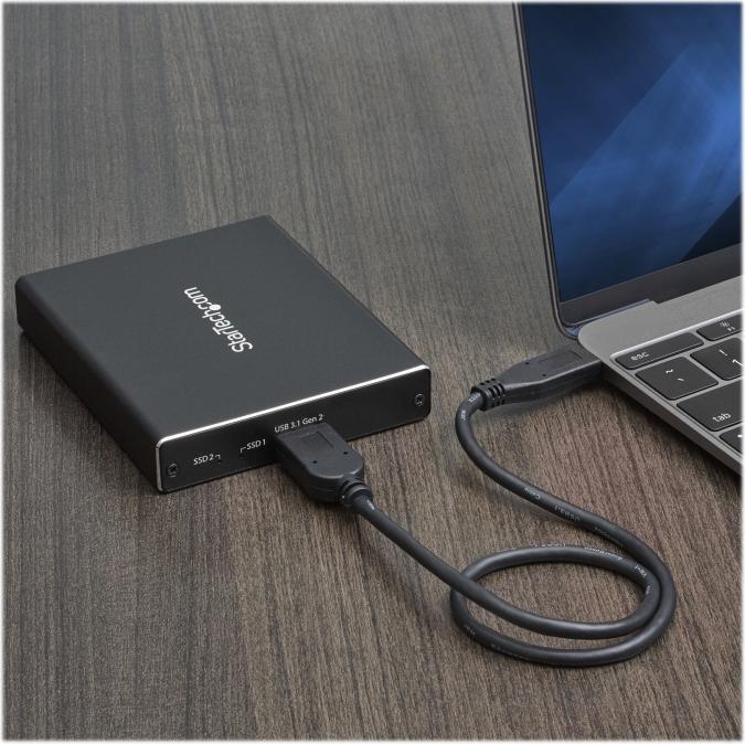 Immagine prodotto StarTech Alloggiamento Per Unità HDD Dual-Slot (M.2 2230, M.2 2260, M.2 2242, M.2)