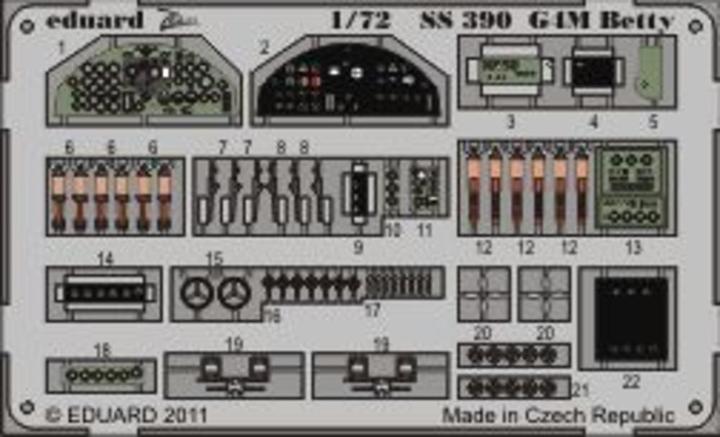 Produktbild Eduard G4M Betty for Hasegawa