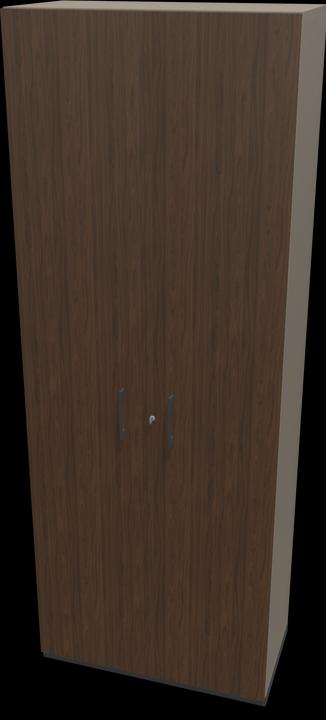 Cubanite grey, Walnut decor dark with structure, Dark grey