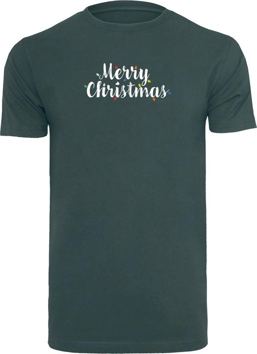 Produktbild Merchcode Merry Christmas Lights T-Shirt Round Neck - 111717 (S)