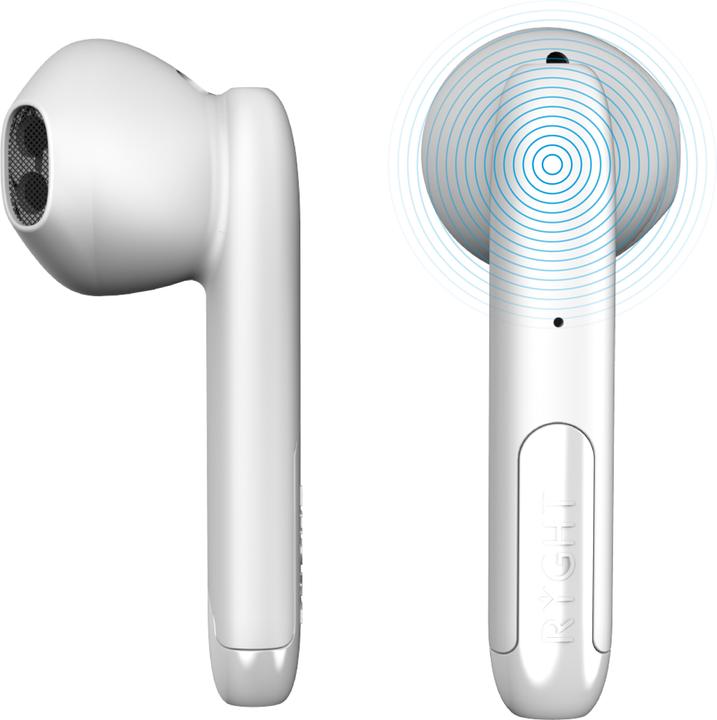 Produktbild Ryght NEMESIS+ Bluetooth® HiFi In Ear Kopfhörer In Ear Headset, Lautstärkeregelung, Touch-Steueru (22 h, Kabellos)