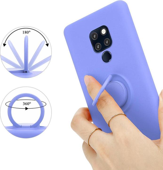 Actual product image Cadorabo TPU Liquid Ring Silicone Case Cover (Mate 20)