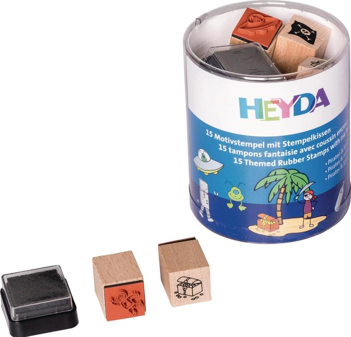 Image du produit Heyda Boîte à timbres Pirates et voyage dans l'espace