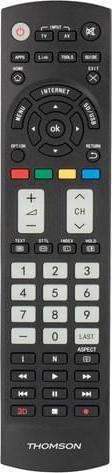 Thomson ROC1128PAN Telecomando di ricambio per i televisori Panasonic (Telecomando universale, Infrarossi)