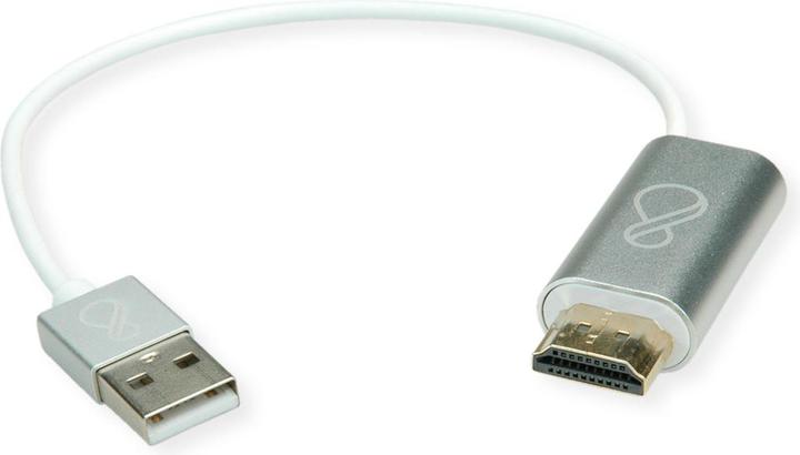 Bachmann Ochno Adapter HDMI zu USB-C und USB-A - Adapter - Digital/Daten (DC-Stecker 4.5 mm, 25 cm)