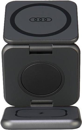 Produktbild Audi składana ład. indukcyjna 3w1 szary/grey Big Logo AU-MWC3IN1-GT/D1-GY (15 W)