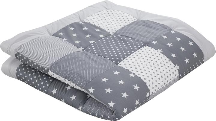 Image du produit Ullenboom Tapis d'éveil étoiles grises 140 x 140 cm