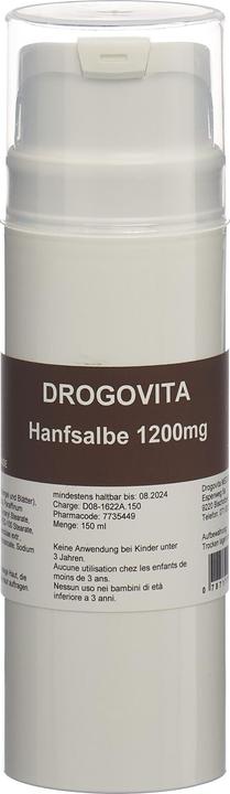 Actual product image Drogovita Hanfsalbe 1200 mg (1 x, 150 ml, 203 g)