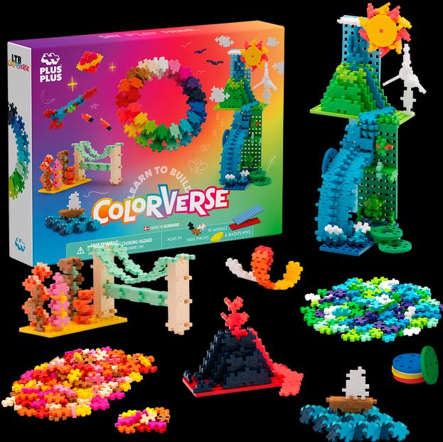 Actual product image Plus-Plus Plus Plus - Learn to build Colourverse Super set - (3972)