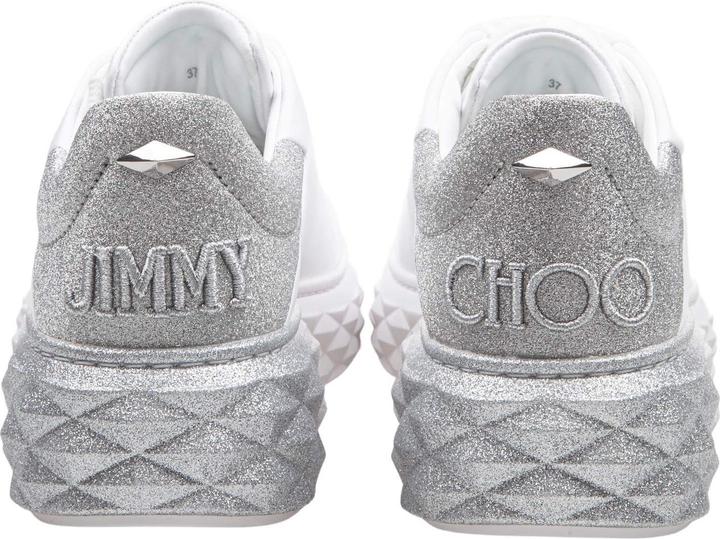 Image du produit Jimmy Choo white leather sneakers with glitter degrade (40)